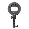 Universal Flash Bracket Mount Adapter with Hand Grip Adjustable for Speedlite Snoots Flash Softbox Photography Umbrella
