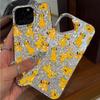 Case for iphone 17 Pro 13 15 12 XS Max 16 Plus 14 11 18 Pro Max Air XR Golden Lion Cubs Group Sparkle Crackle Foil Acrylic TPU Phone Case