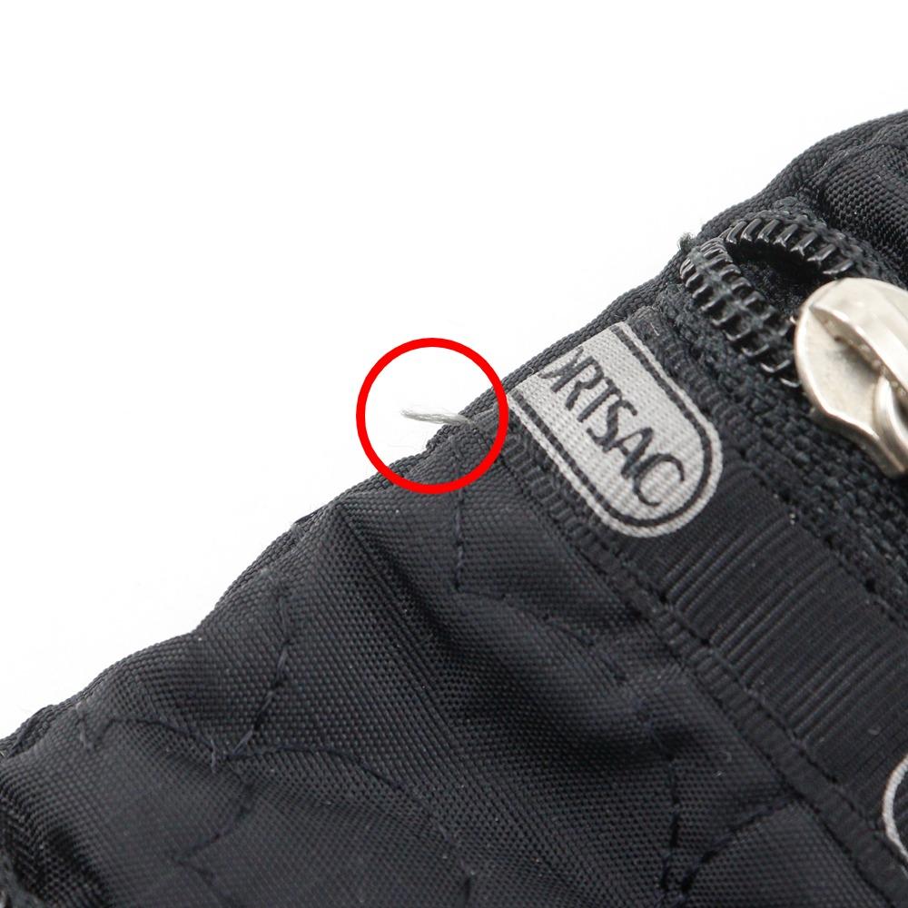 LeSportsac Pochette Shoulder Bag Flower stitch black Nylon flour Women Used