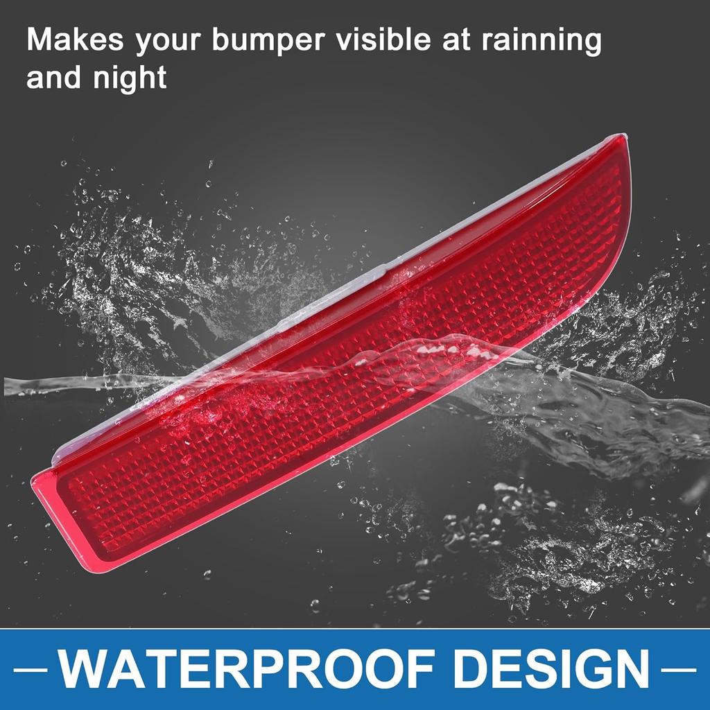 Rear Right Side Bumper Reflector No.8191013022/8191013020/8191013021 Bumper Reflector Side Marker for Toyota RAV4 2006-2012 ABS Red