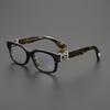 Unisex Square Large Frame Eyeglasses Myopia Blue Light Blocking