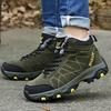 Winter Snow Boots Men Warm Comfortable Plush Laced Anti-slip High-top Men Boots Durable Soft Comfortable Hiking Shoes Women