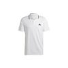 Essentials Piqu Small Logo Polo Shirt 'White' Men's IC9315