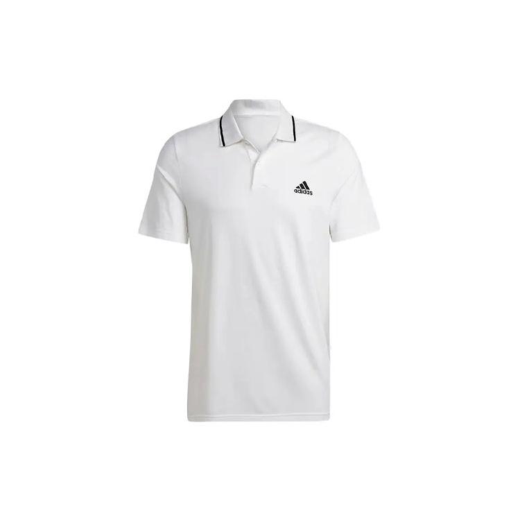 adidas Essentials Piqu Small Logo Polo Shirt White Men s IC9315 XXL