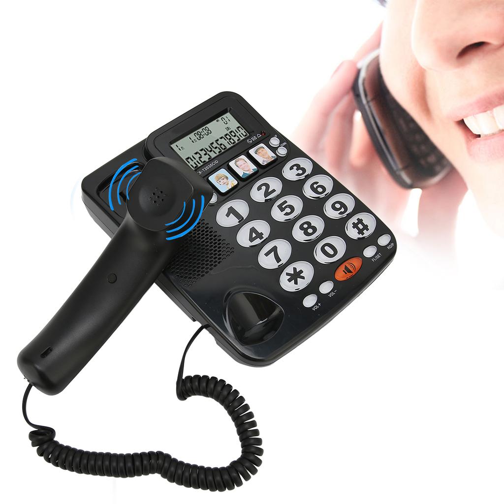 Corded Phone Caller ID   Ringtone Shortcuts Memory Wired Landline with Indicator for