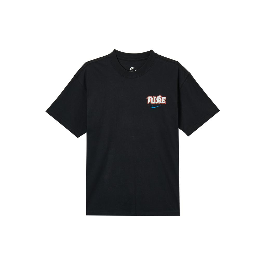 Nike T Shirts Men's Black Crew Neck Moderate Straight Fit FZ5386-010