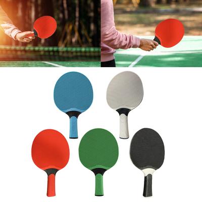 Gummi Bordtennisracketar PingPong Racket Träning Bordtennisrack Bordtennis Tillbehör för Inomhus Utomhusspel