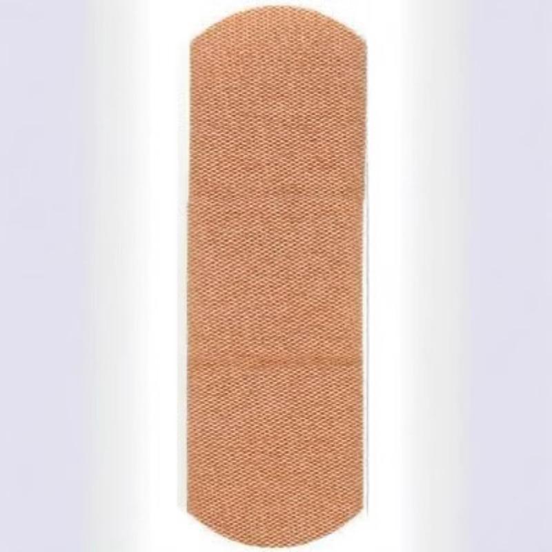 50pcs Breathable Fabric Adhesive Bandages Flexible Wound Care Strips Bleeding Control Sterile Trauma First Aid Dressings