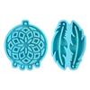Handmade Earrings Eardrop Danglers Silicone Mould DIY Crafts Dream Catcher Feathers Earrings Crystal Epoxy Resin Mold