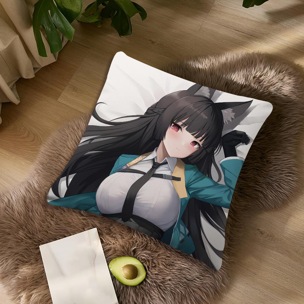 Hoshimi Miyabi Zenless Zone Zero Cute For Bedroom Car Coffee Shop Room Soft and Living Room Sofa Decorative Pillow Cover Case