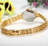 Golden Bracelet Watch For Women Small Dial Ladies Wristwatch Steel Elegant Quartz Female Clock Gift reloj