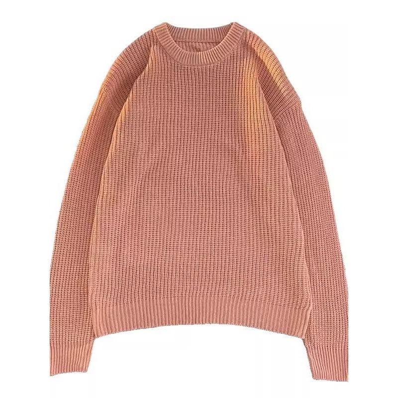 Maglione Trendy da Uomo a Blocchi di Colore a Righe con Girocollo - Maglieria Casual Autunno/Inverno 2023
