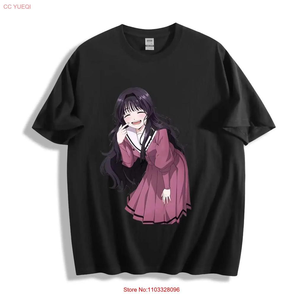 Kougei Hana Joyful Heroine T Shirt Pink Outfit Laughing Pose Design vintage Washed designer clothes Stretched Breathable