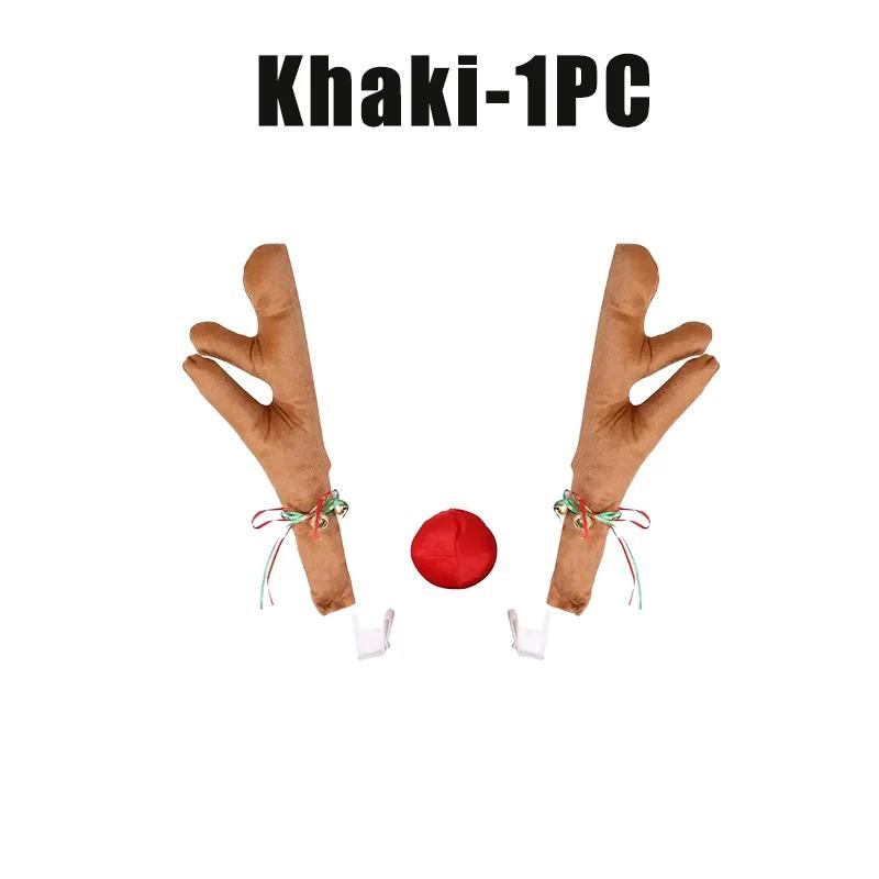 Car Christmas Decor Reindeer Antlers Headband Window Car Accessories Holiday Auto Styling for Christmas Festive Car Decoration