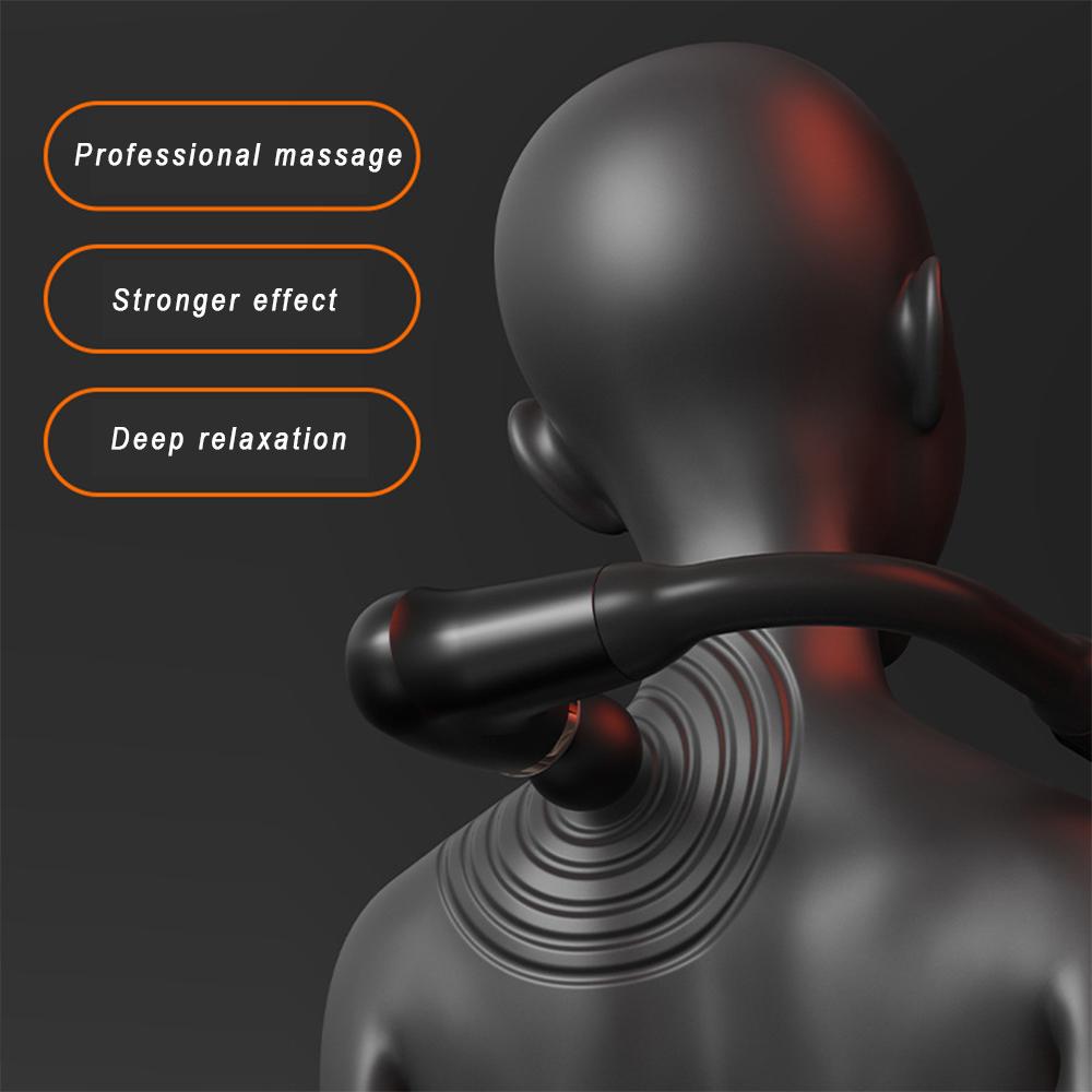 Fascia gun Handle and Elbow 3 Modes and 6 Gears Adjust Muscle Relaxation and Massage Percussion Hammer for Athletes