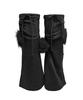 Jeongdo Curved Fur Leg Warmers . Black