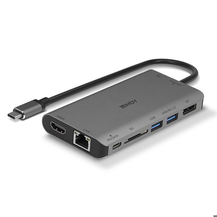Station d'accueil USB-C - LINDY - 43323 - Compacte - Multifonctionnelle - Universelle