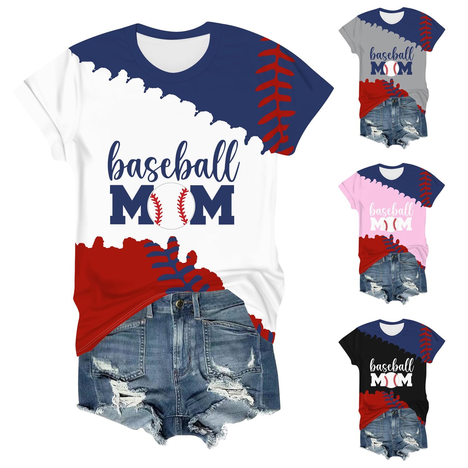 

Женская мода, повседневная блузка с коротким рукавом и круглым вырезом, пуловер с принтом XXXL