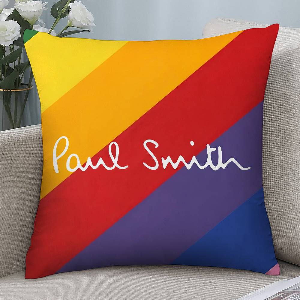 Art P-PaulS-s S-SmithS Pillow Case Short Plush Double-sided Print Square Throw Pillow Covers Sofa Home Cushion Decor