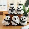 Plush Graduation Owl Toy  Doctoral Cap Embroidered Logo Academic Gift Keepsake
