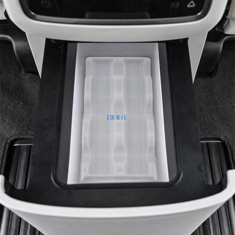 Car Style Fridge Cup Holder Pad Storage Box Cover Fit For BYD Denza D9 2024 + Protector Decoration Accessories Interior Sticker