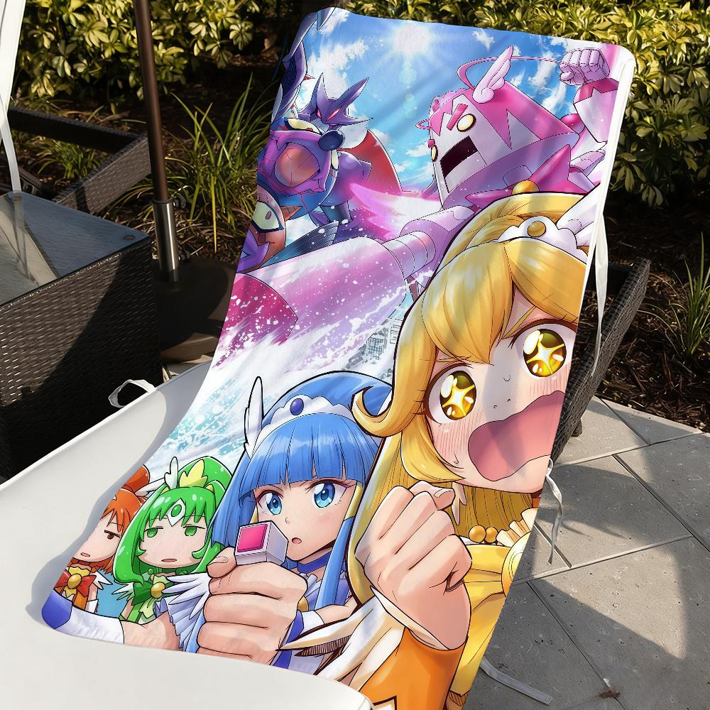 Anime S-Smile P-PreCure Towel Sports Quick Dry Travel Camping Gear Sandproof Soft Light Large Beach Towel
