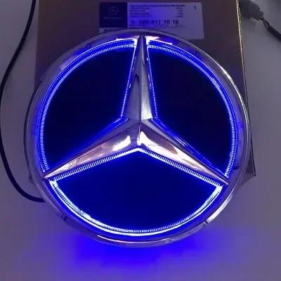 2025 Hot LED Car Front Logo Emblem Grille Badge Light for Mercedes Benz  W156 W204 W205 W210 W211 W212 C E Class GLA GLK ML GLE