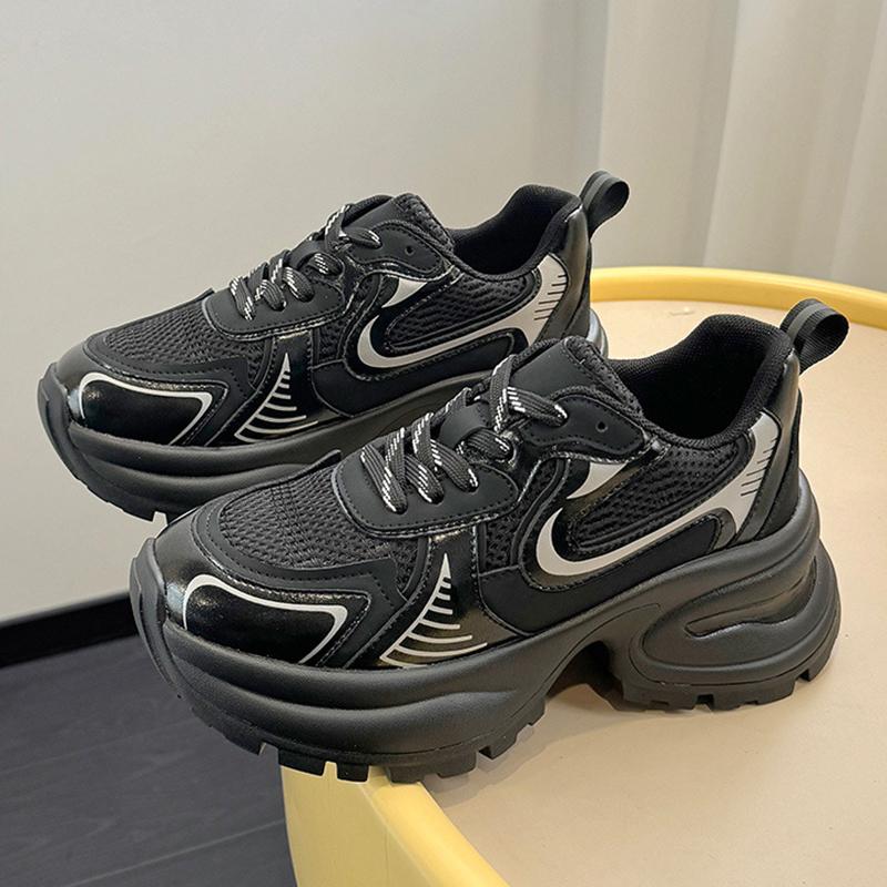 Fashion 2024 Fashion Mesh Breathable Increased Internal Trainers Sports New Woman Casual Shoes Women Luxary Chunky Sneakers Size 35-40