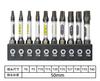 2026New upgrade 1/4 Screwdriver Bit Set Impact Drill Batch Head Torx Hexagonal Cross Head Magnetic Tamper Proof Screwdriver Bits