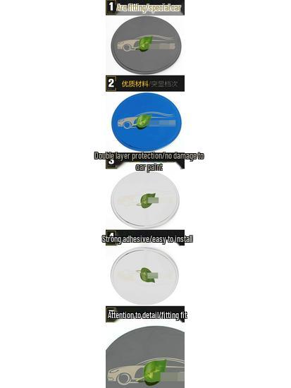 JAC Refine R3 Stainless Steel Fuel Tank Cap Guard - Scratch Resistant Decorative Accessory