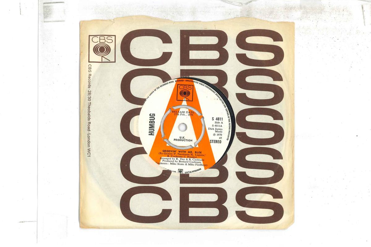 

7inch Record HUMBUG - Groovin With Mr. Bloe / Marianna S4811PROMO CBS 1970 UK Rock Used