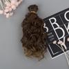 Hot Sale 1/6 1/4 1/3 Doll Hair Curly Wigs Mini Tresses High-Temperature Screw Periwig Toy Doll Accessory Kids Gifts