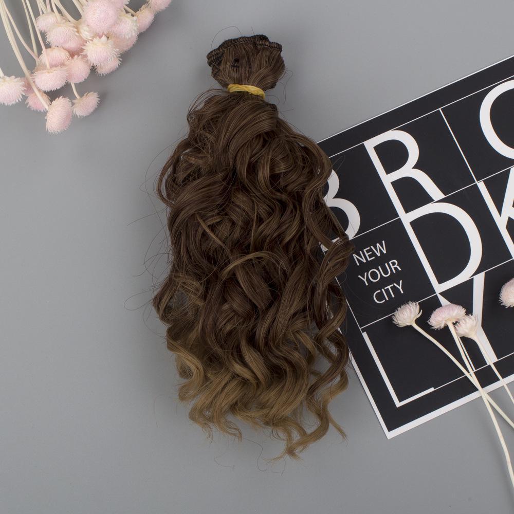 Hot Sale 1/6 1/4 1/3 Doll Hair Curly Wigs Mini Tresses High-Temperature Screw Periwig Toy Doll Accessory Kids Gifts