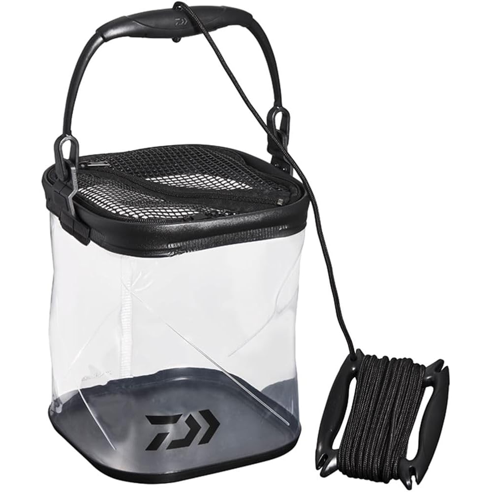 Daiwa Tackle Storage Bag M21CM Clear Black Waterproof Fishing Gear Bag