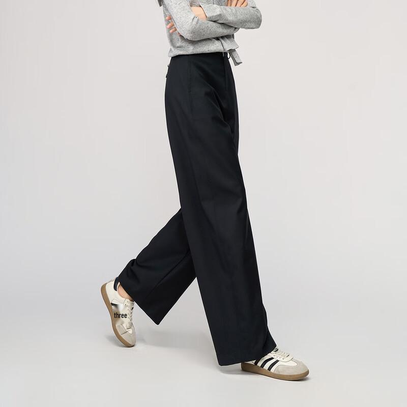 YERAD Women's Wool Blend Loose Wide-Leg Banana Pants