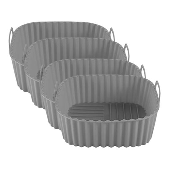 Bandeja de Cesta de Silicona para Freidora de Aire Reutilizable Forros de Silicona para Freidora de Aire Sin BPA