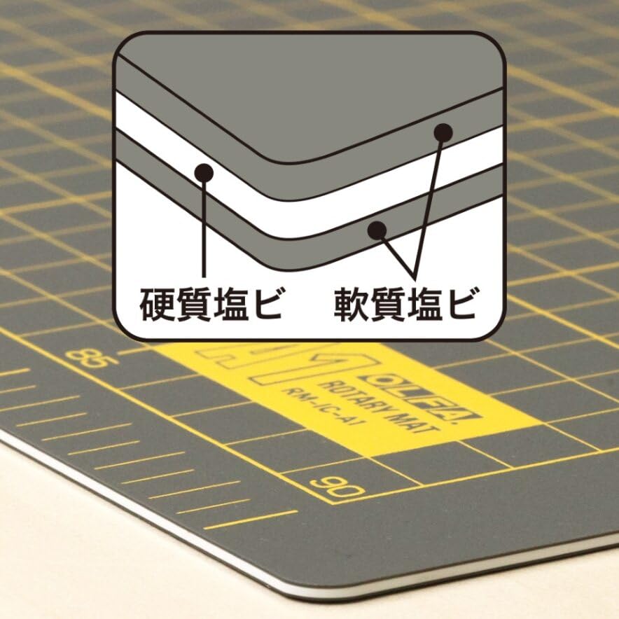 OLFA Rotary Mat A1 RM-IC-A1-GRY (620x900x1.5mm)