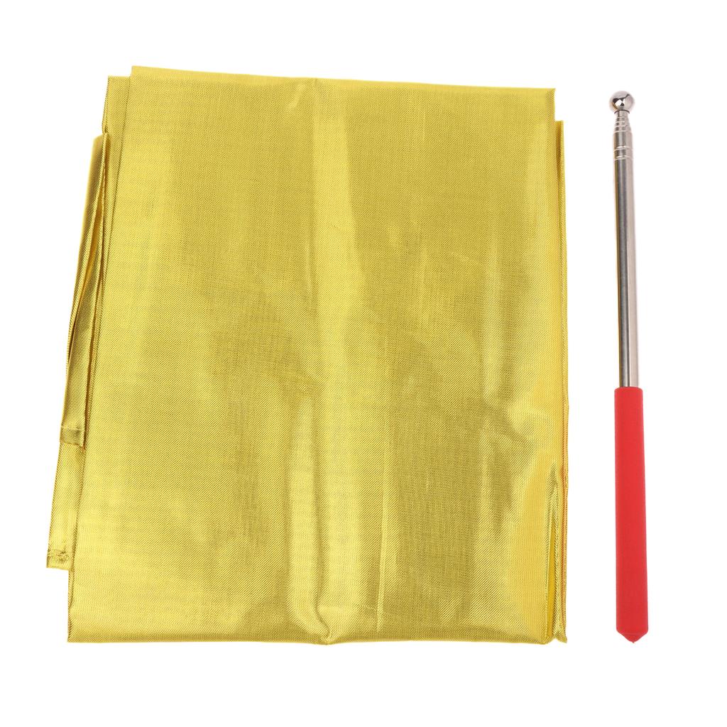 Belly Dance Props Flag Church Performance Accessories 190*140Cm Gradual Colors Belly Dance Props Semicircle Flags With Sticks