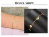 Cazador Gold Color Daisy Flower Mini Charms Bracelets for Women Stainless Steel Chain Bracelet Jewelry Birthday Gift 2026 Trend