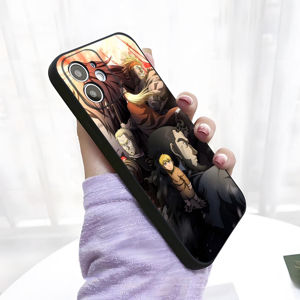 V-Vinland Saga Manga Phone Case For IPhone 17 Pro Max 15 Pro 16 14 Plus 12 13 Mini 11 Pro Shockproof Soft Cover