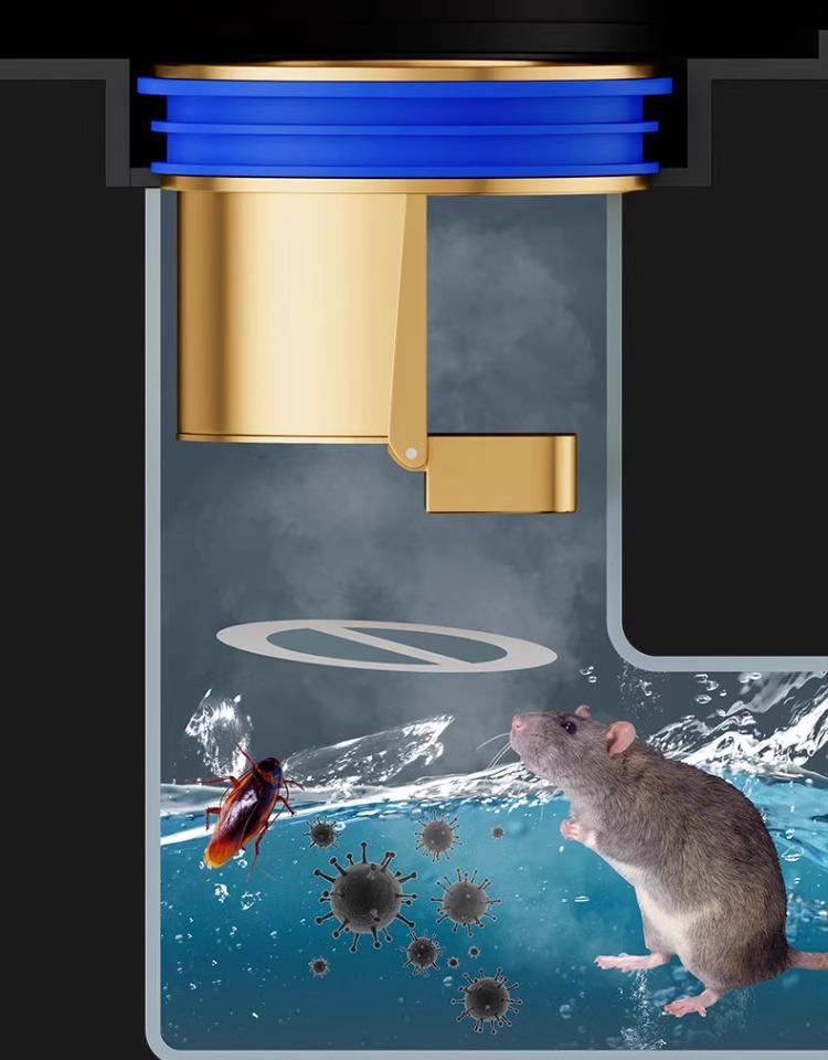 Universeller Bodenablauf Geruchsblocker & Filterabdeckung für Badezimmerrohre