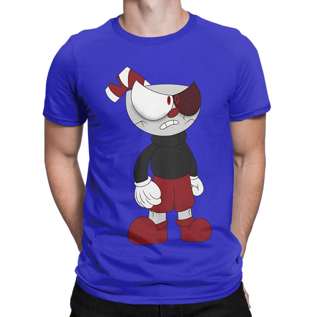 Cuphead Red Poster Graphic 100 Cotton TShirt Cuphead Tops Tees For Unisex