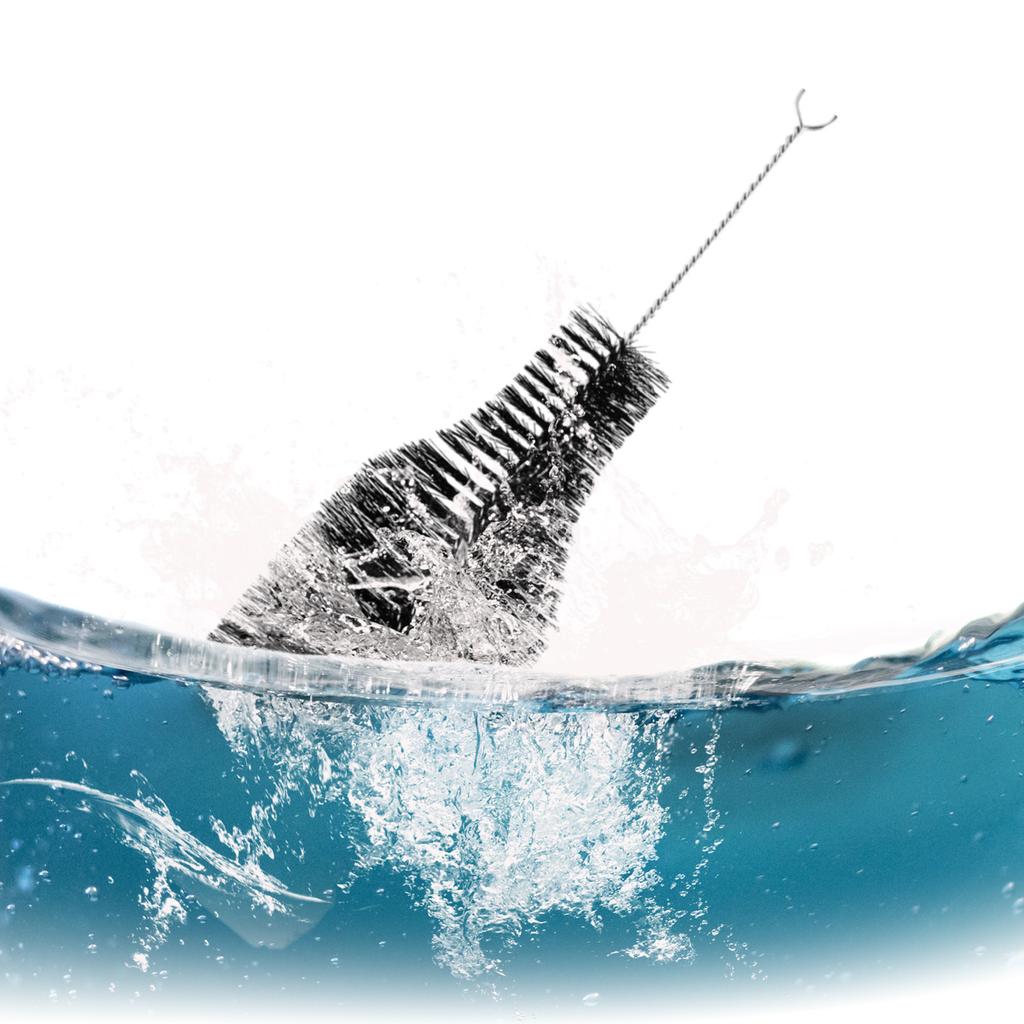 Bottle Brush for Sodastream and Soda Bottles Gentle Anti Scratch Bristles Cleaner with Ergonomic Handle