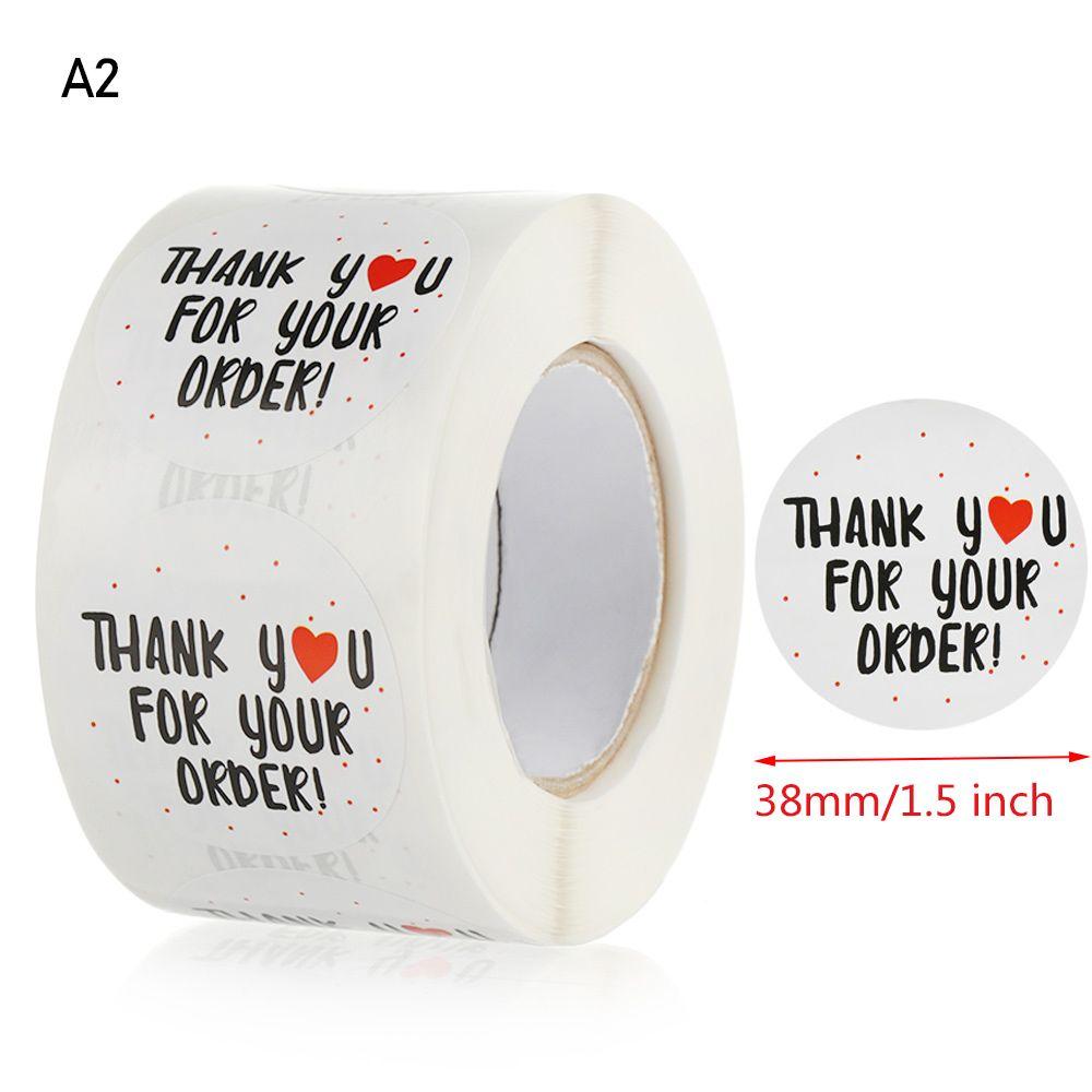 Craft Wedding Decor Party Cookie Bags Thank You Package Label Gift Paper Stickers Sealing Tag