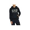 Emporio Armani Letter Print Drop Shoulder Long Sleeve Pullover Sweatshirt Men Sweatshirt Dark-Blue 6DPM16-PJSHZ-1562