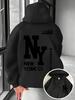 Hooded Sweatshirts for Comfortable Autumn Men's and Women's Wear New Sweatshirts with Letter Prints Outdoor Street Style