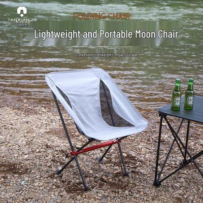 Ultra-light Portable Aluminum Folding Chair for Outdoor Beach & Fishing with Backrest