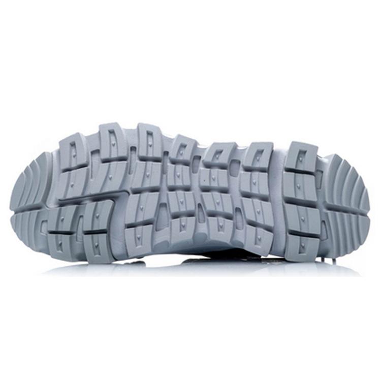 New LiNing Aurora Mountain Travel Anti Slip Wear Resistant And Coverage Warm High Top Casual Shoes Men's Black AGLP155-4