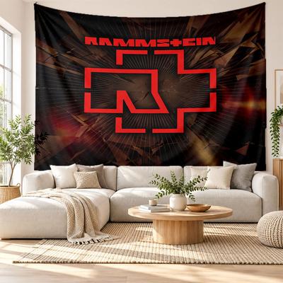 Rammstein Wall Tapestry, Soft Fabric Wall Hanging, Decorative Backdrop For Bedroom Home Wall Art