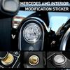 Car Interior Console Mouse Button Sticker Multimedia Interior Decal For Mercedes Benz W204 W205 W211 Amg W212 W213 W210 W177W210